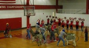 Terrell Texas Donkey basketball Just another night at the new Spectrum