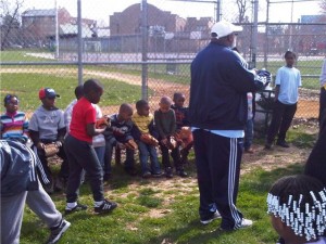 First day of practice, 33rd and Diamond
