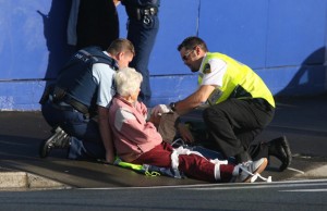 It happens everywhere. This pic, from a New Zealand hit-and-run.
