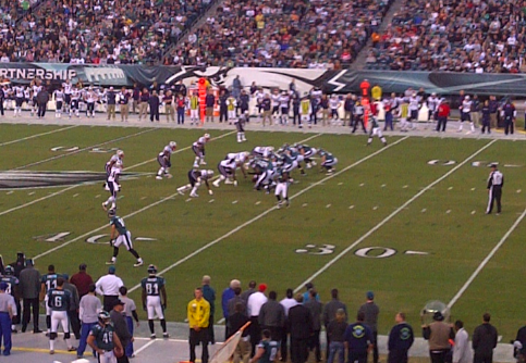 Picture 10 Just before the Eagles first TD