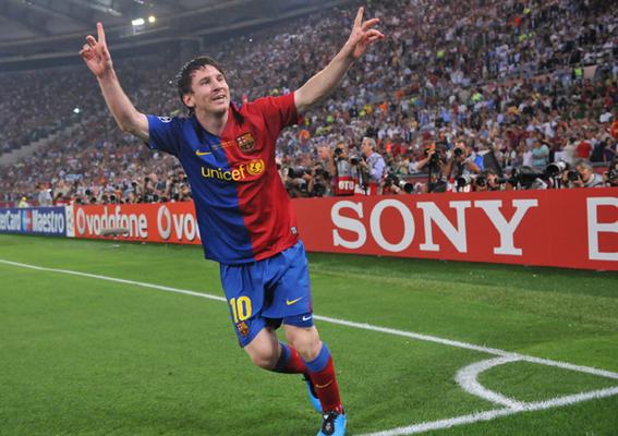 Messi+Celebrates