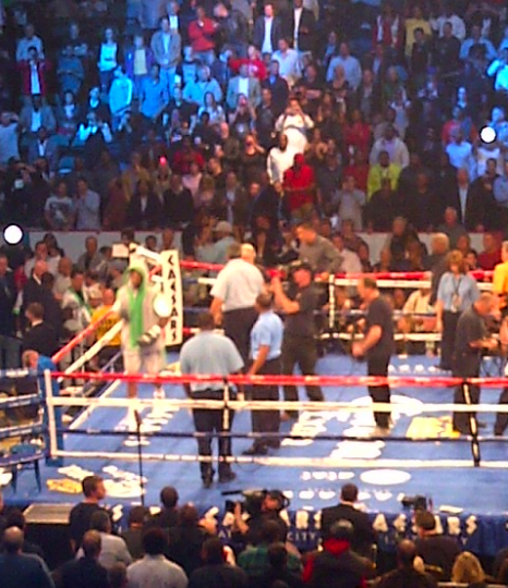 Picture 1 Chad Dawson enters the ring; he'd beat Bernard Hopkins