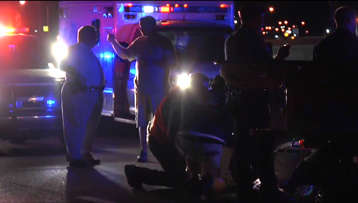 Meridian, Miss. hit-and-run scene.