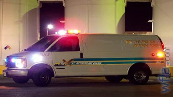 St. Petersburg, Fla. hit-and-run scene